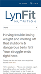 Mobile Screenshot of lynfit.com