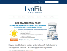 Tablet Screenshot of lynfit.com